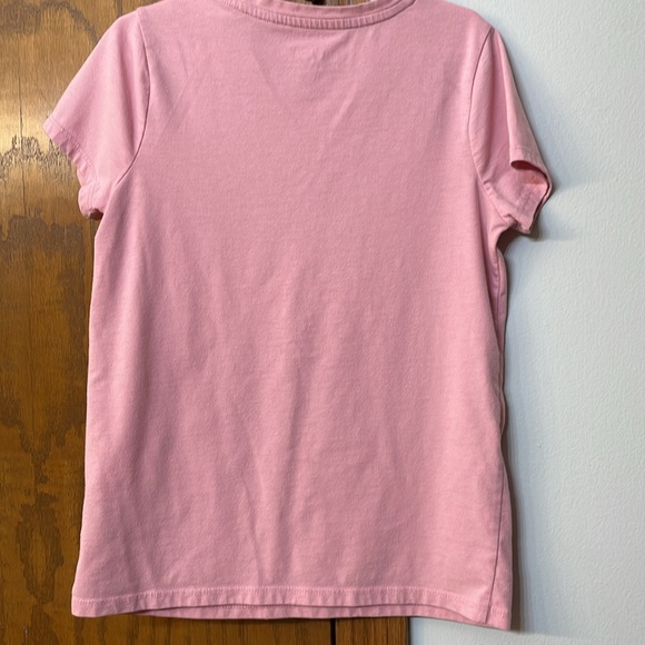 CAT & JACK UGC Girls Size Medium (7/8) short sleeve pink rainbow 🌈 shirt top - Picture 8 of 9